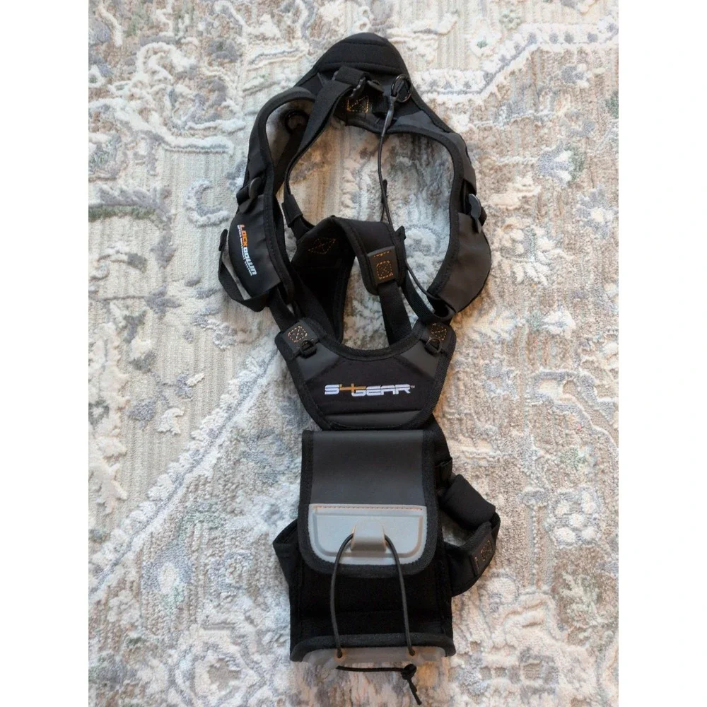S4 Gear LockDown Binocular Harness System Black and Gray